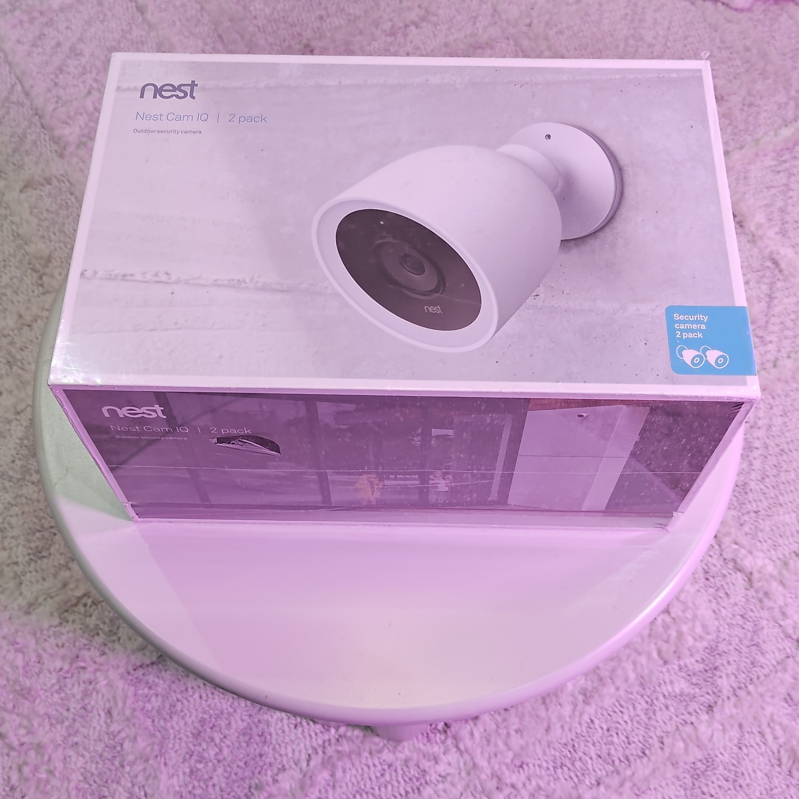 Nest NC4200US Cam IQ Outdoor Smart Security Camera 2-Pack SEALED NEW C213