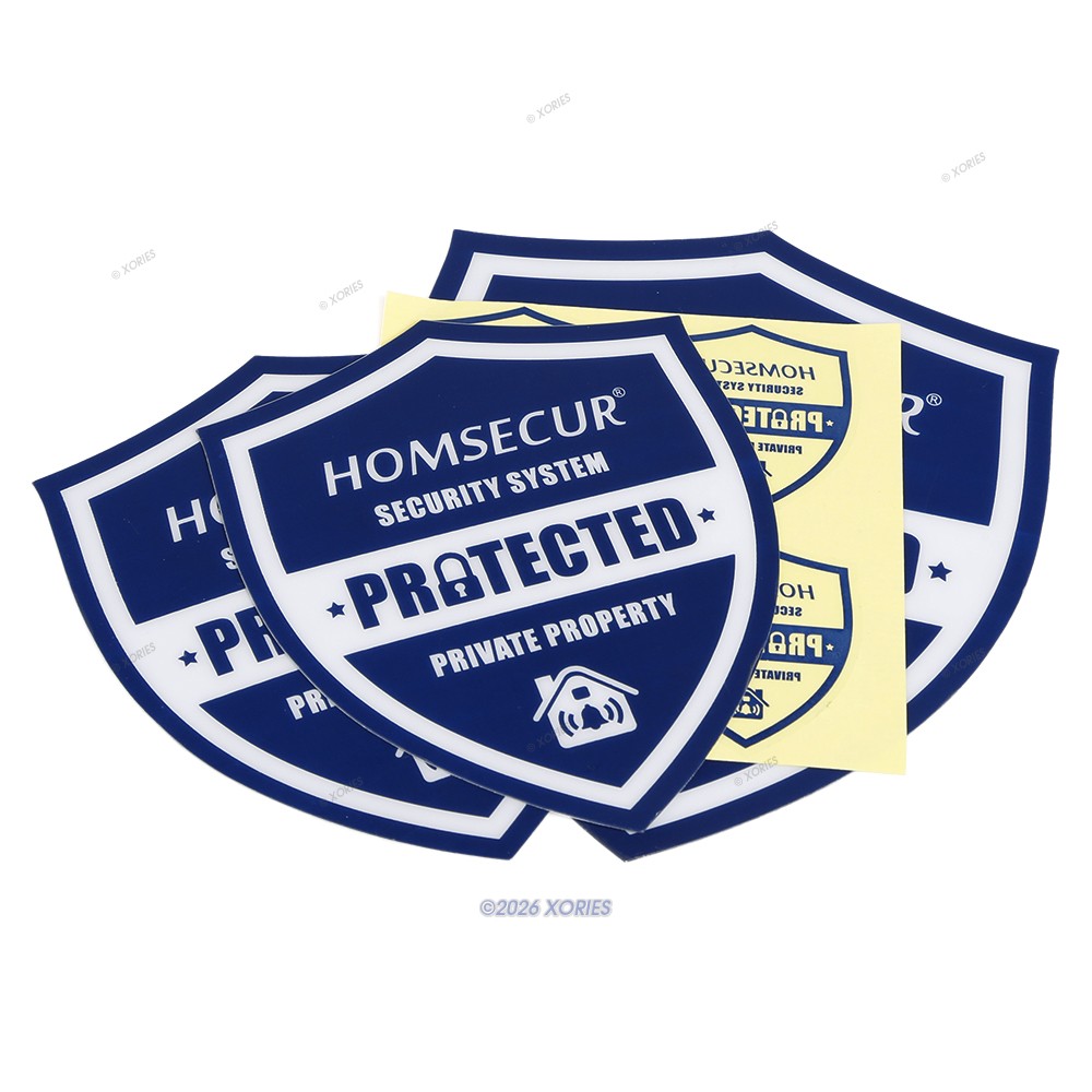 HOMSECUR Alarm System Kit For Home Business Security With Solar Siren Free App
