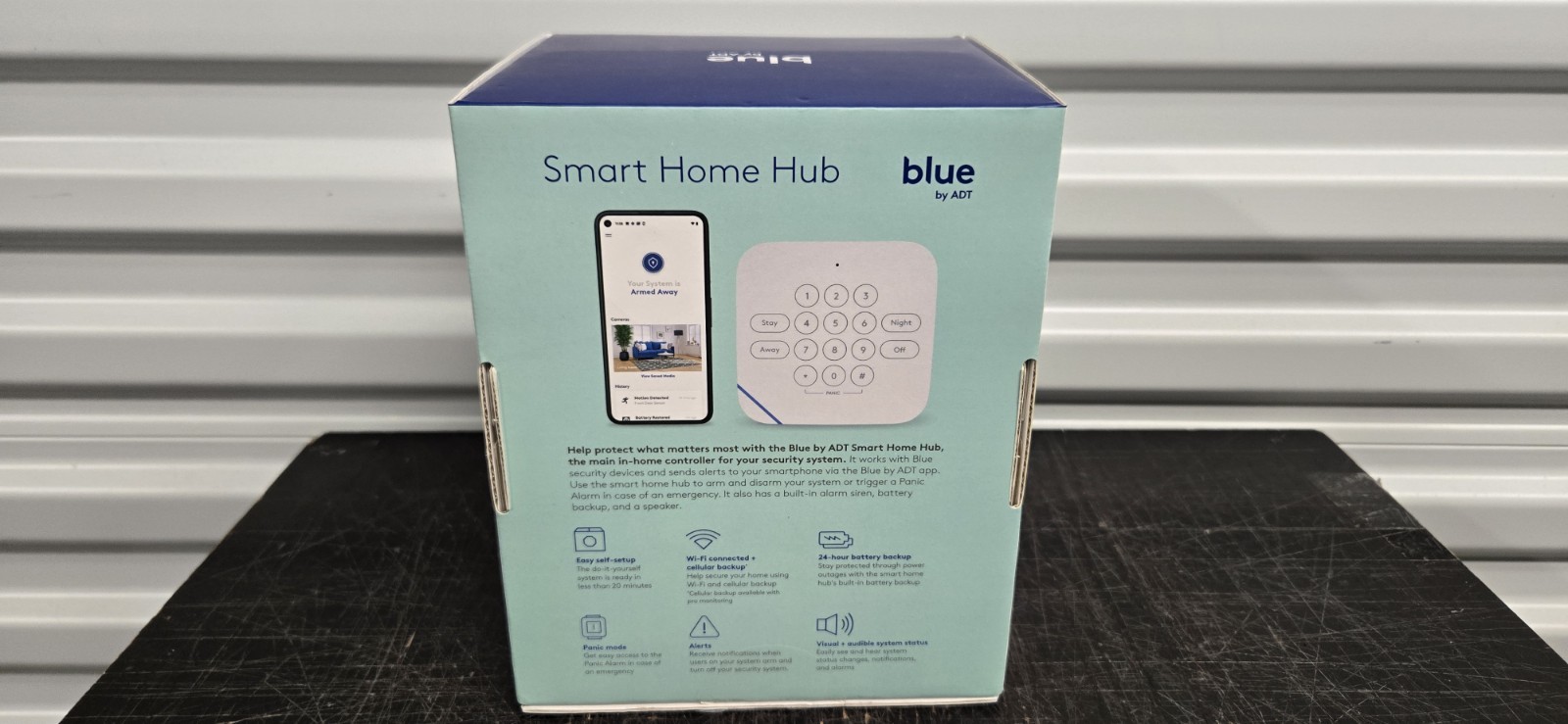 BUNDLE ADT BLUE Smart Home Hub (S40LR1-01), Motion Sensors, Extender + Chime Etc