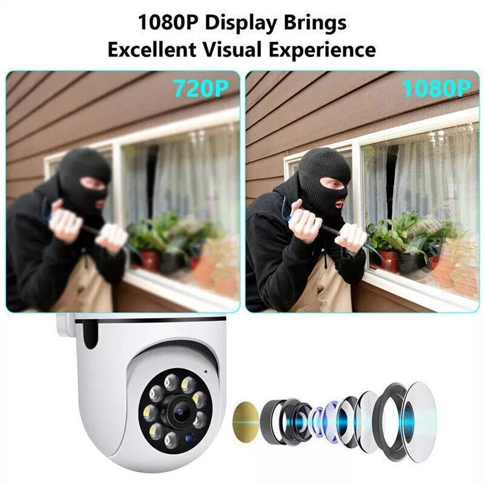 1-4Pack Wireless 5G WiFi Security Camera System Smart Outdoor Night Vision 1080P