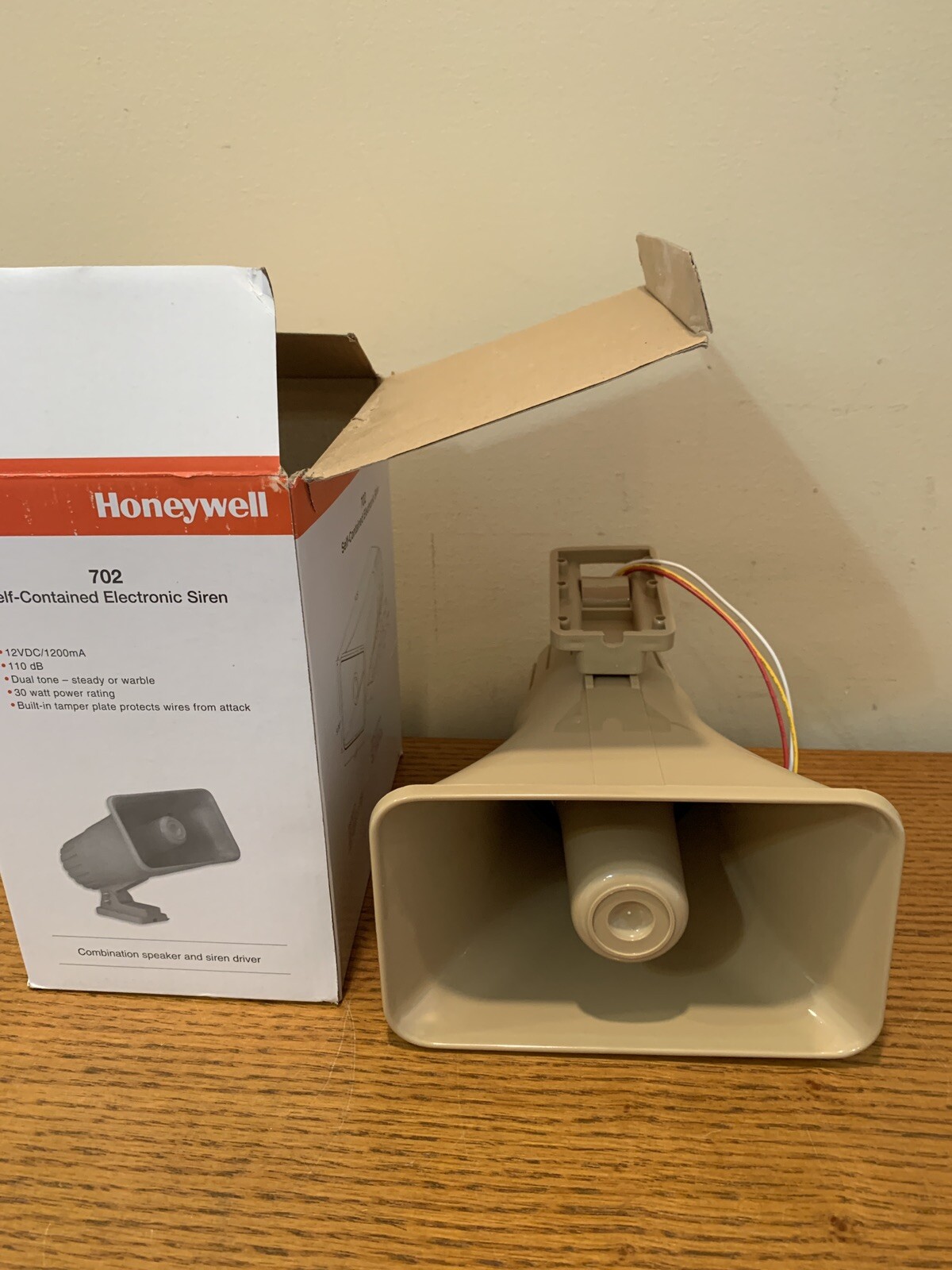 HONEYWELL 702 ELECTRIC SIREN – 12V DC – NEW