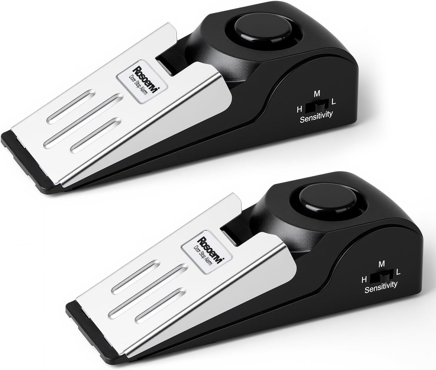 Portable 2-Pack Door Stopper & Alarm System – 120DB Security for Peace of Mind