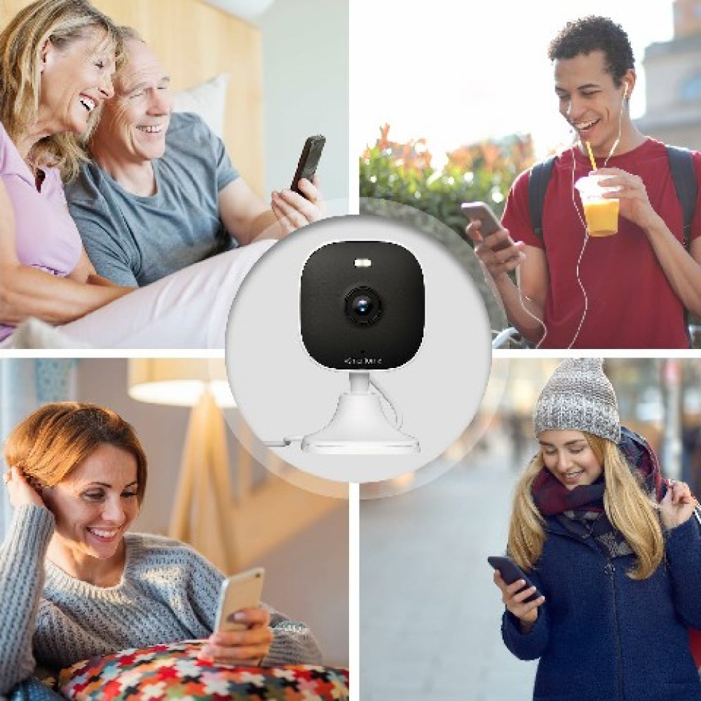 4Pcs 2K WiFi Surveillance Cameras Real-time monitoring, night vision, for kids