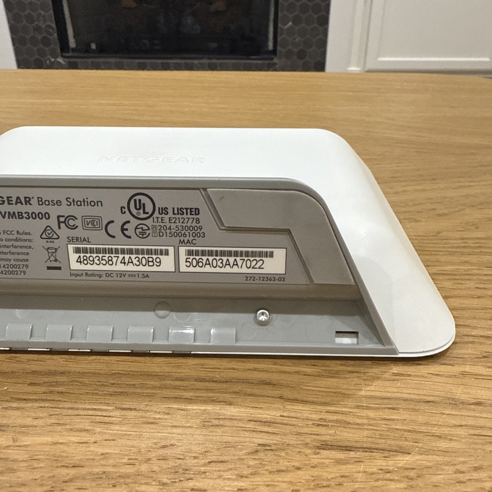 Netgear Security Base Station Wireless Wi-Fi Router VMB3000 *NO ADAPTER*