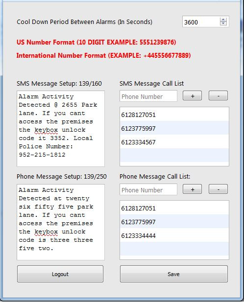 IP Based Alarm Auto Dialer VOIP + SMS