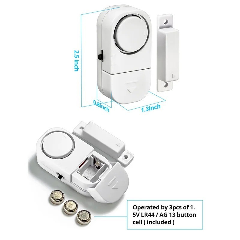 WIRELESS Home Window Door Burglar Security ALARM System Magnetic Sensor Lot