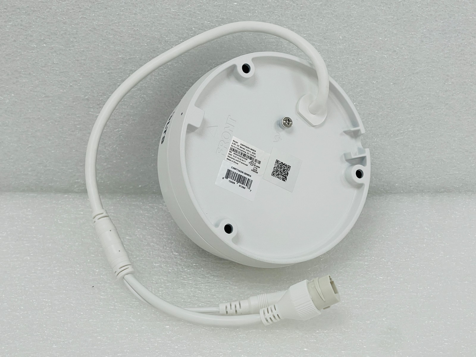 CMIP7342W-28MDA HD IP 4MP 2.8 mm WDR Bolt In Mic Deep Learn Vandal Dome Camera