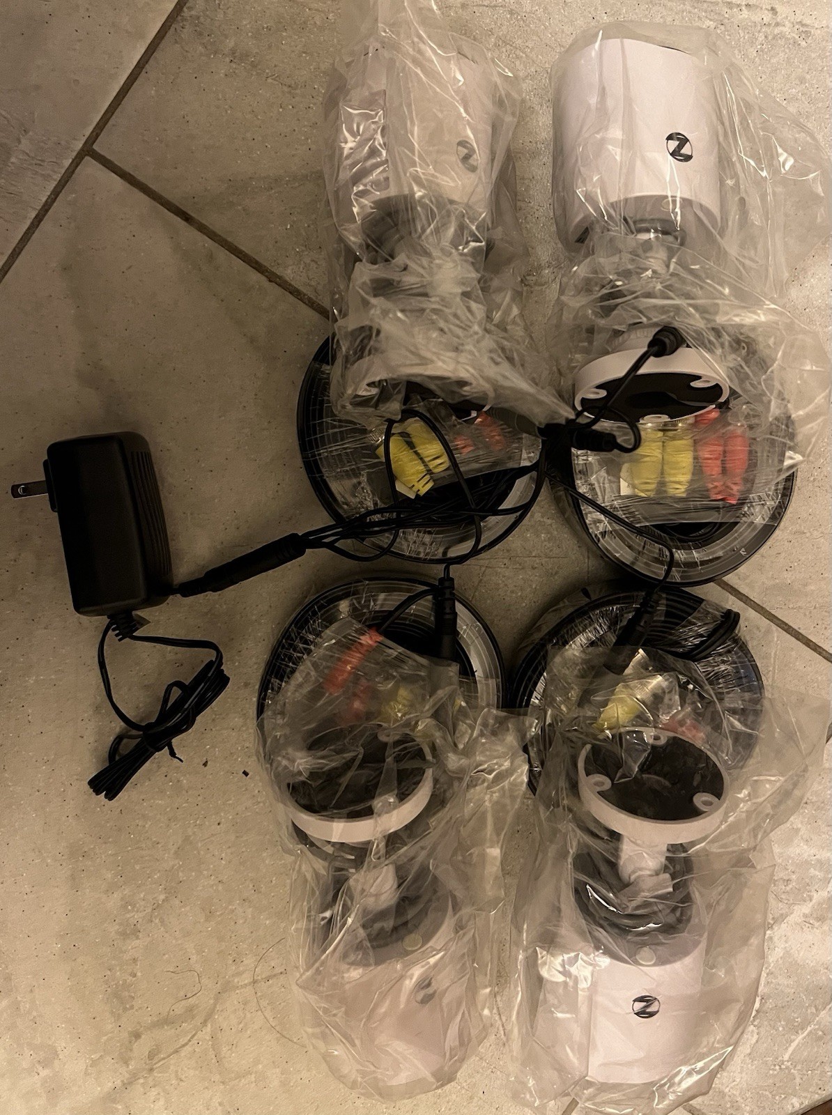 4x Night Owl Replacement Security Cameras w/ Cables & Power – BNC CCTV – No DVR