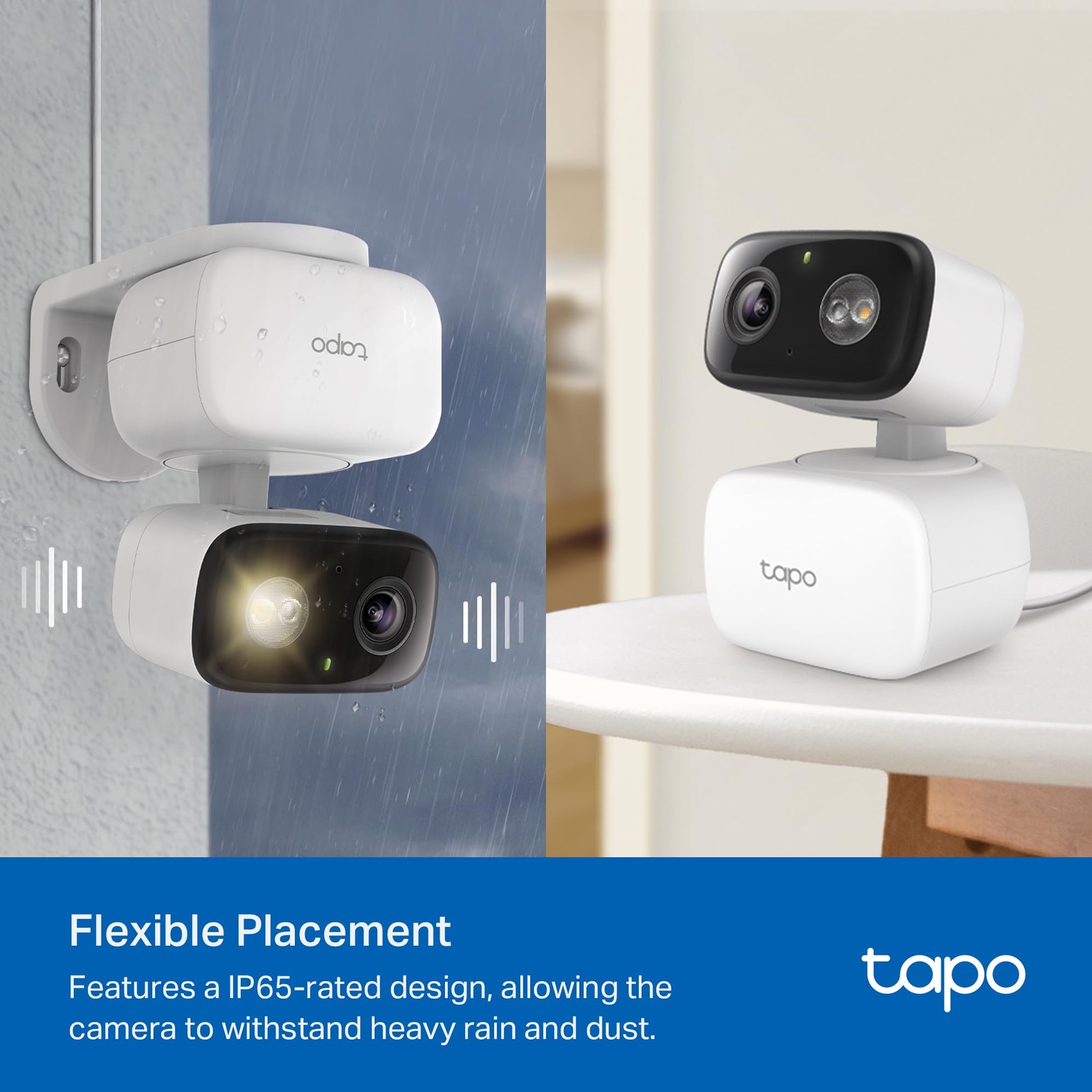 Tapo 1080p Pan/Tilt Indoor/Outdoor Security Camera – Free Person/Baby White