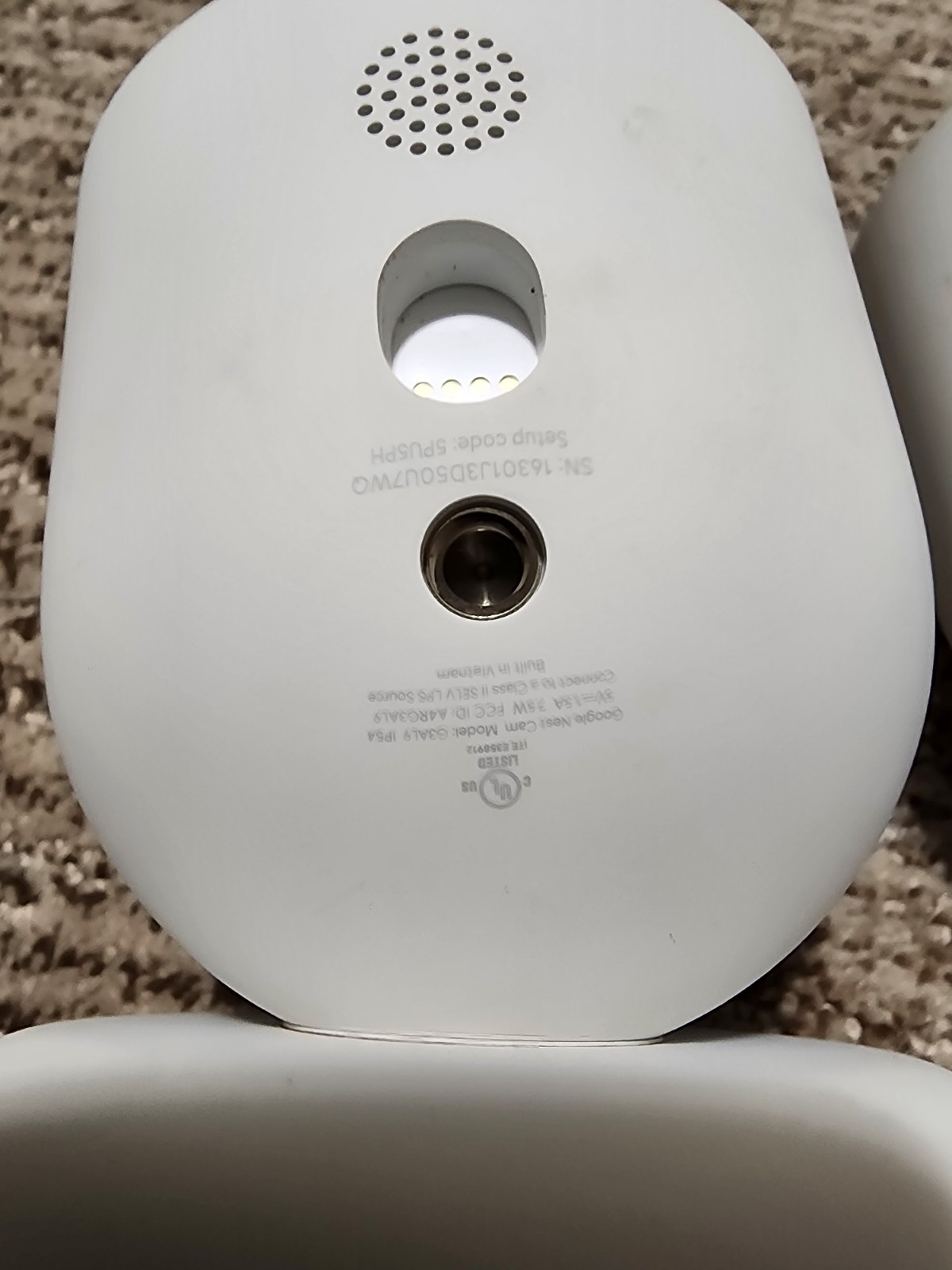 Nest Cam Bundle G3AL9 A0005 NC2100ES + Nest Speaker H2C – Tested – Lot of 7