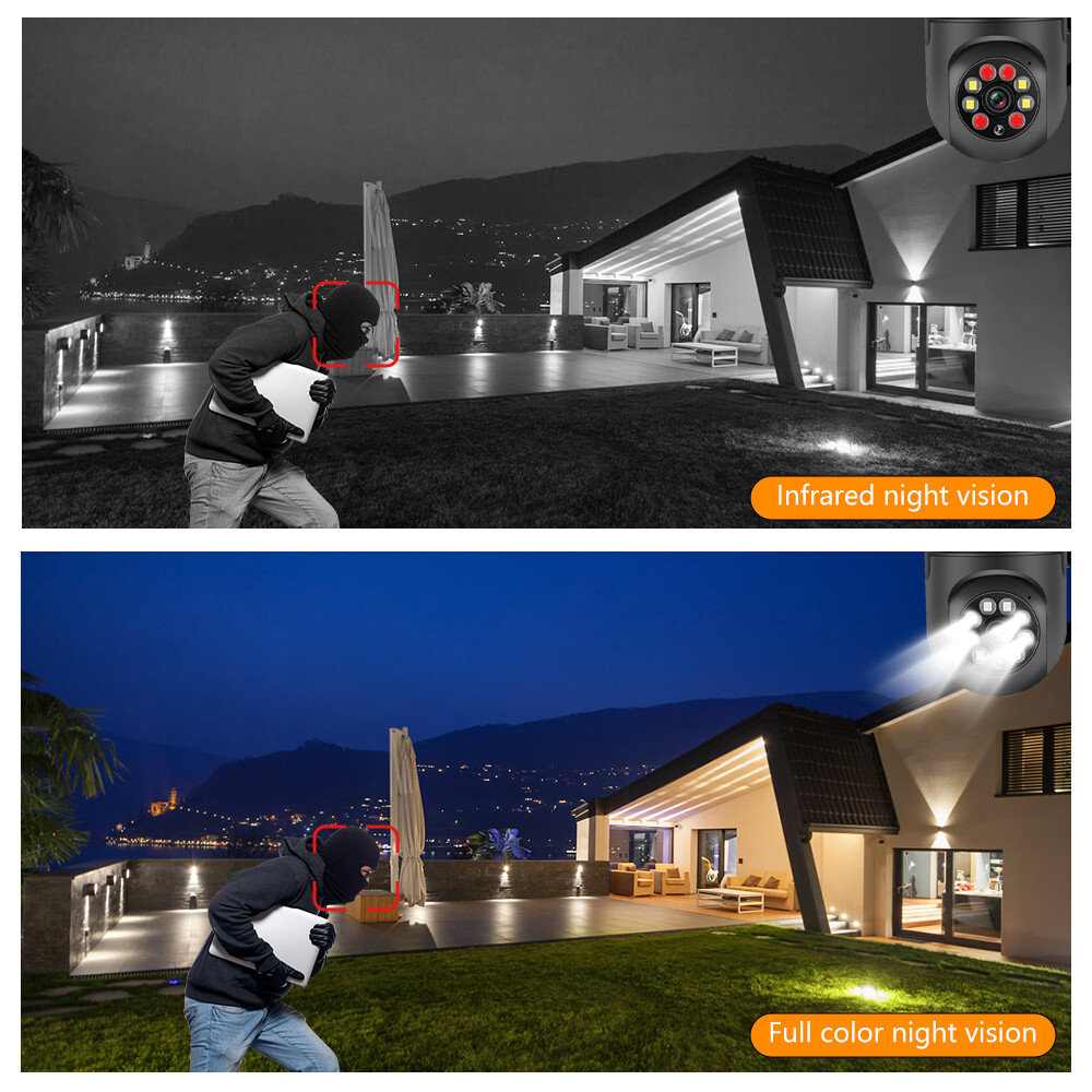 5G Wifi Wireless Security Camera System Outdoor Home Night Vision Cam 1080P HD