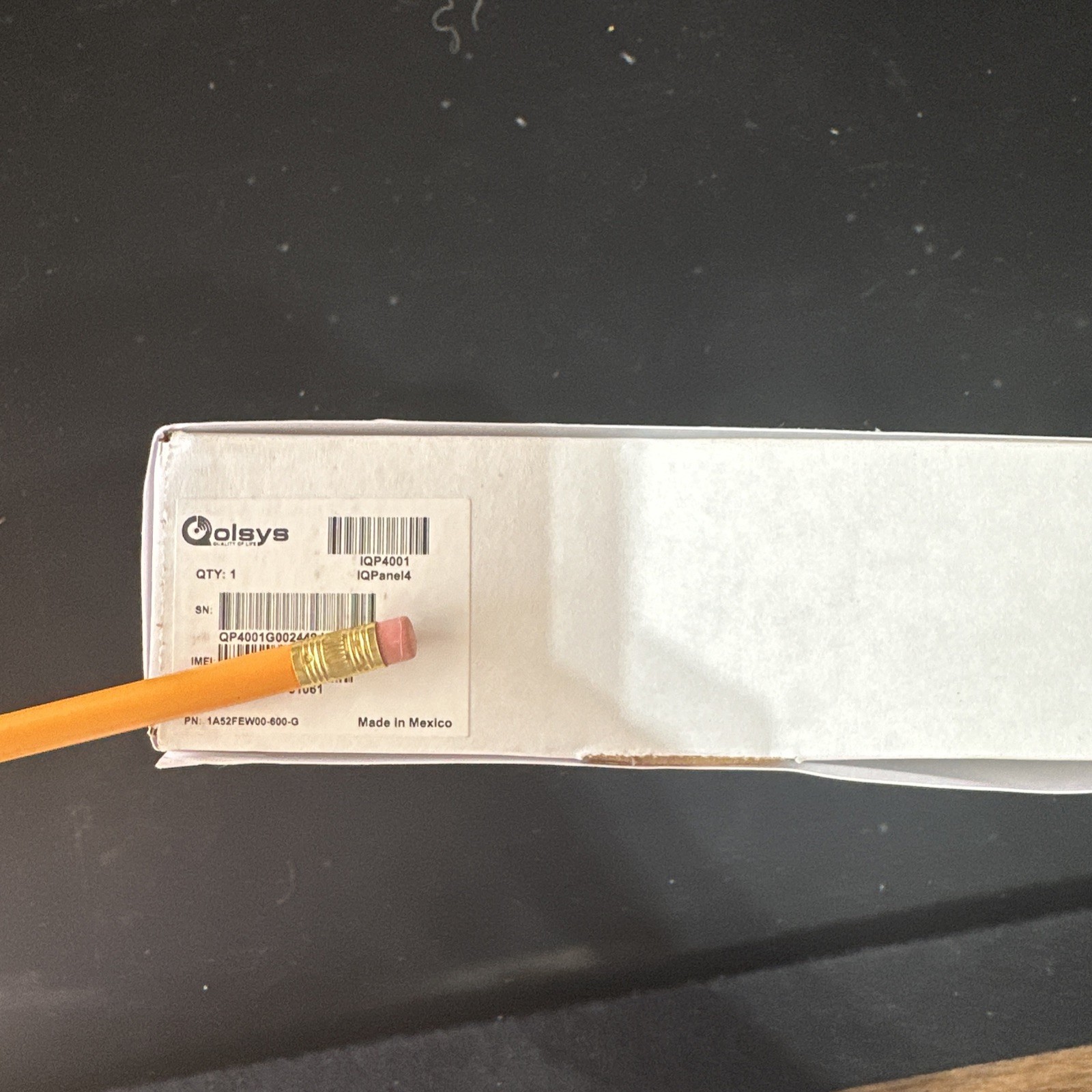NEW NIB QOLSYS iQ4 iQP4001 Panel 4 Alarm System Power G S-line GE LTE 319.5 MHz