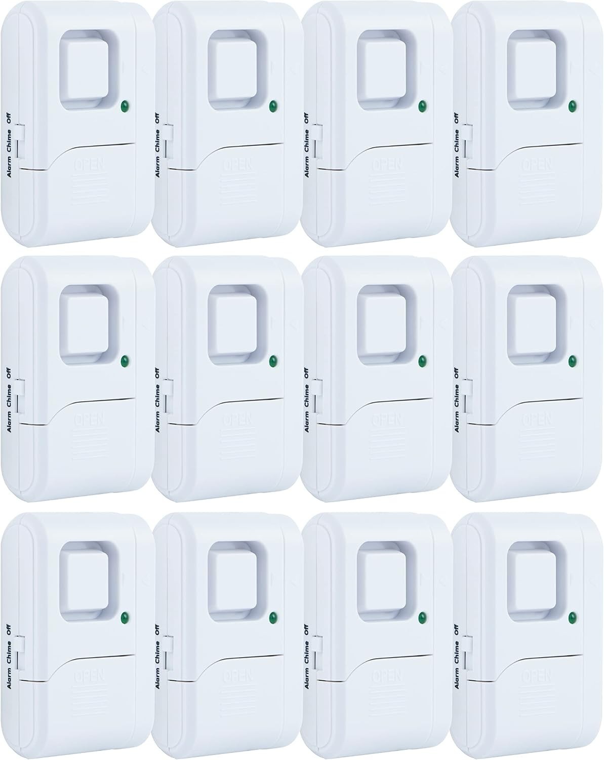 Easy Install Window Door Alarm, 12 Pack