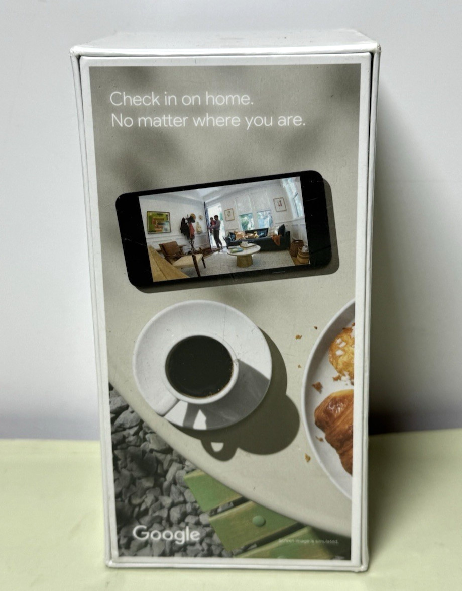 Google Nest Cam Indoor Wired Security Camera 2nd Gen GA01998-US-Sealed
