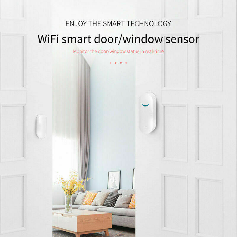 Smart Wi-Fi Home Window Door Burglar Security Alarm Sensor System Alexa Google