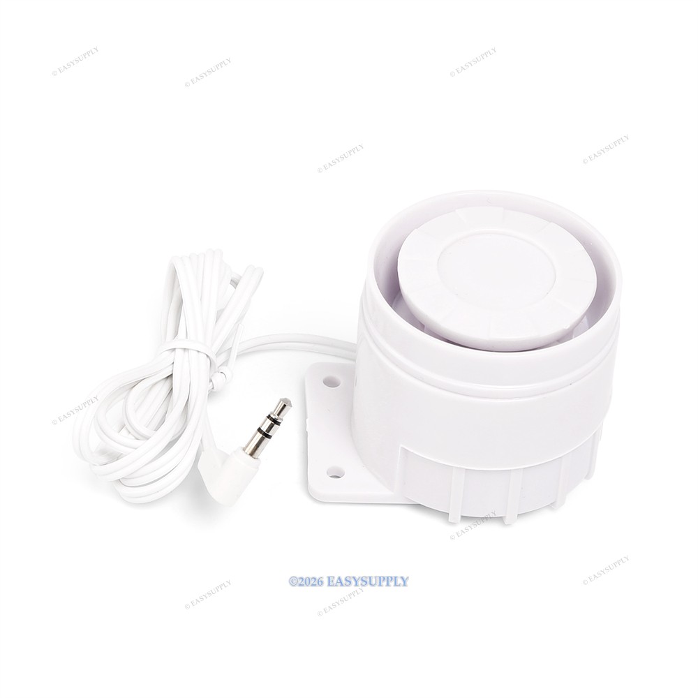 HOMSECUR Wireless WIFI 4G GSM Home Alarm System+Wireless Solar Red Flash Siren