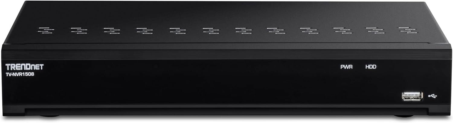 TRENDnet TV-NVR1508 8-Channel H.265 4K (8MP) PoE NVR