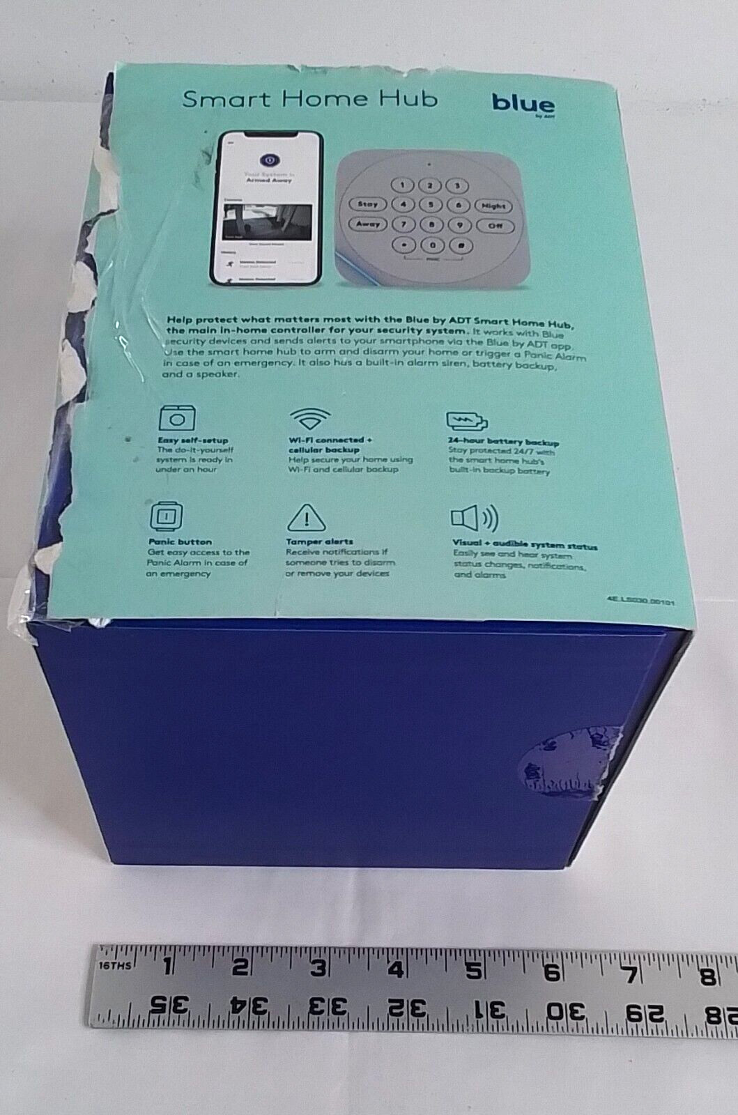 Blue ADT Smart Home Hub and Door/Window Sensors w/Sync Module 2 #W3093