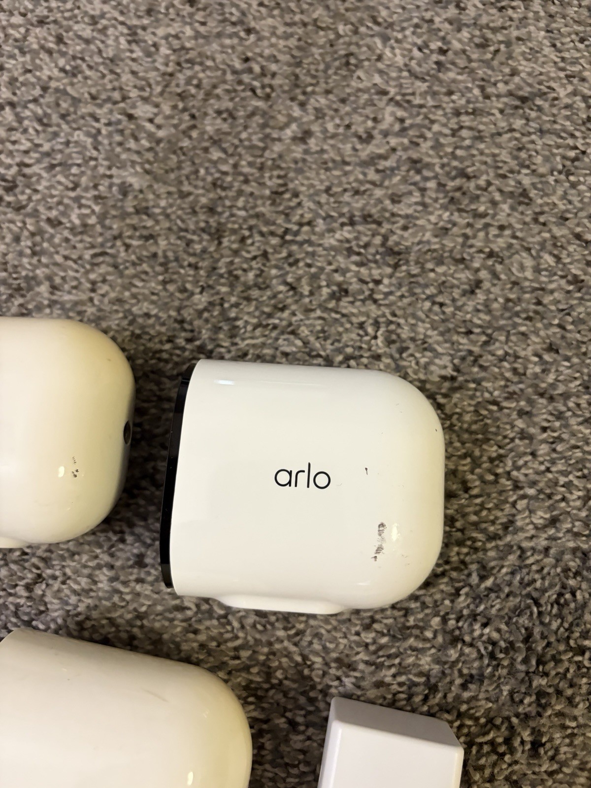 Arlo Pro 4 Camera Wireless Security VMC4041P w 2 Battery PARTS Untested Lot Of 3