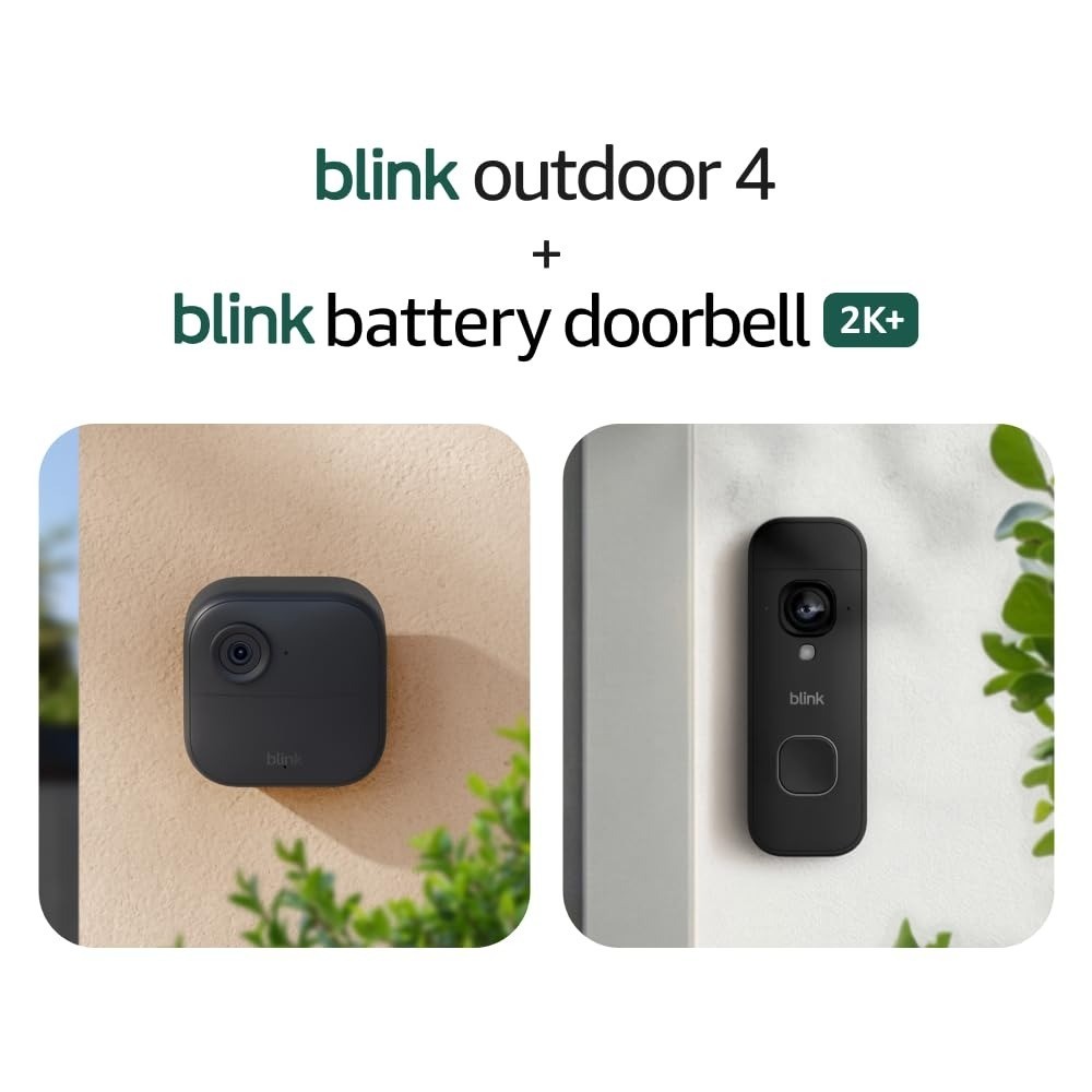 Blink Outdoor 4 Wireless Smart Security Camera – 1080p HD, Two-Year Battery
