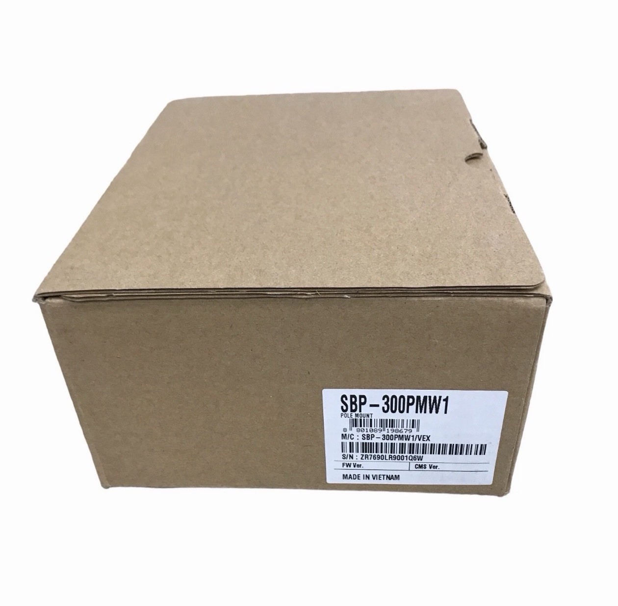 Hanwha Techwin SBP-300PMW1 Pole Mount Adapter Accessory