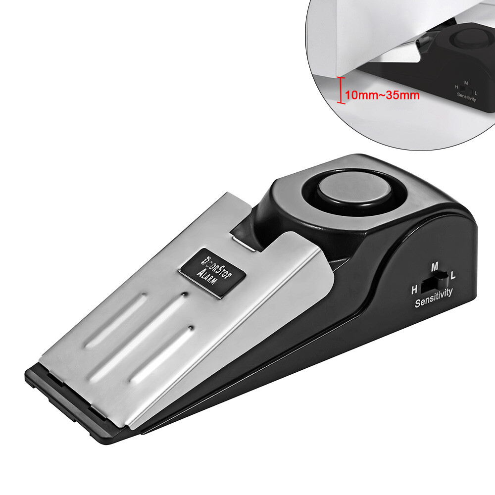 1/2/4PCS Door Stop Security Alarm Wedge Stopper Portable Home Travel Anti‑Theft