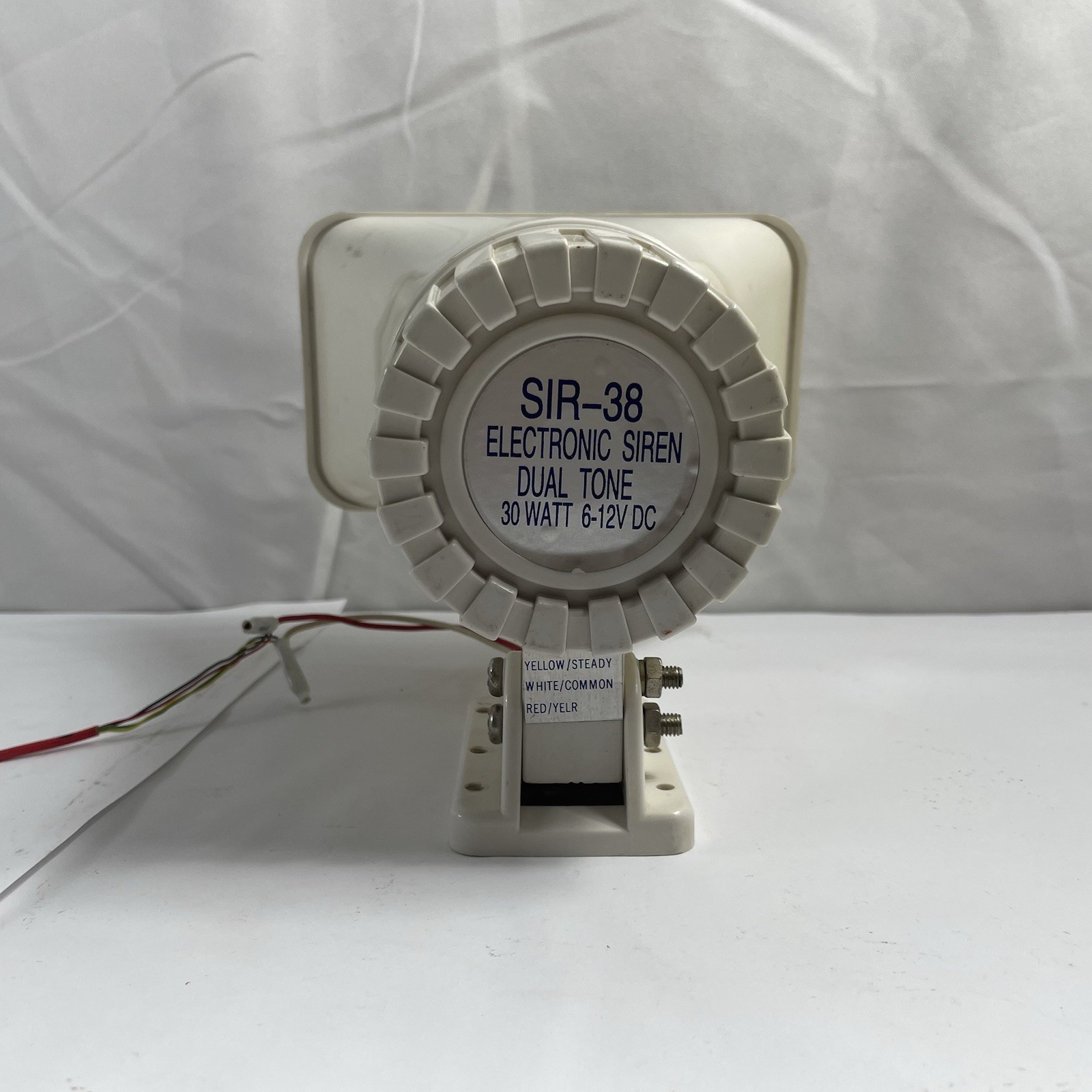 SIR-38 Electronic Siren Dual Tone 30 Watt 6-12V DC