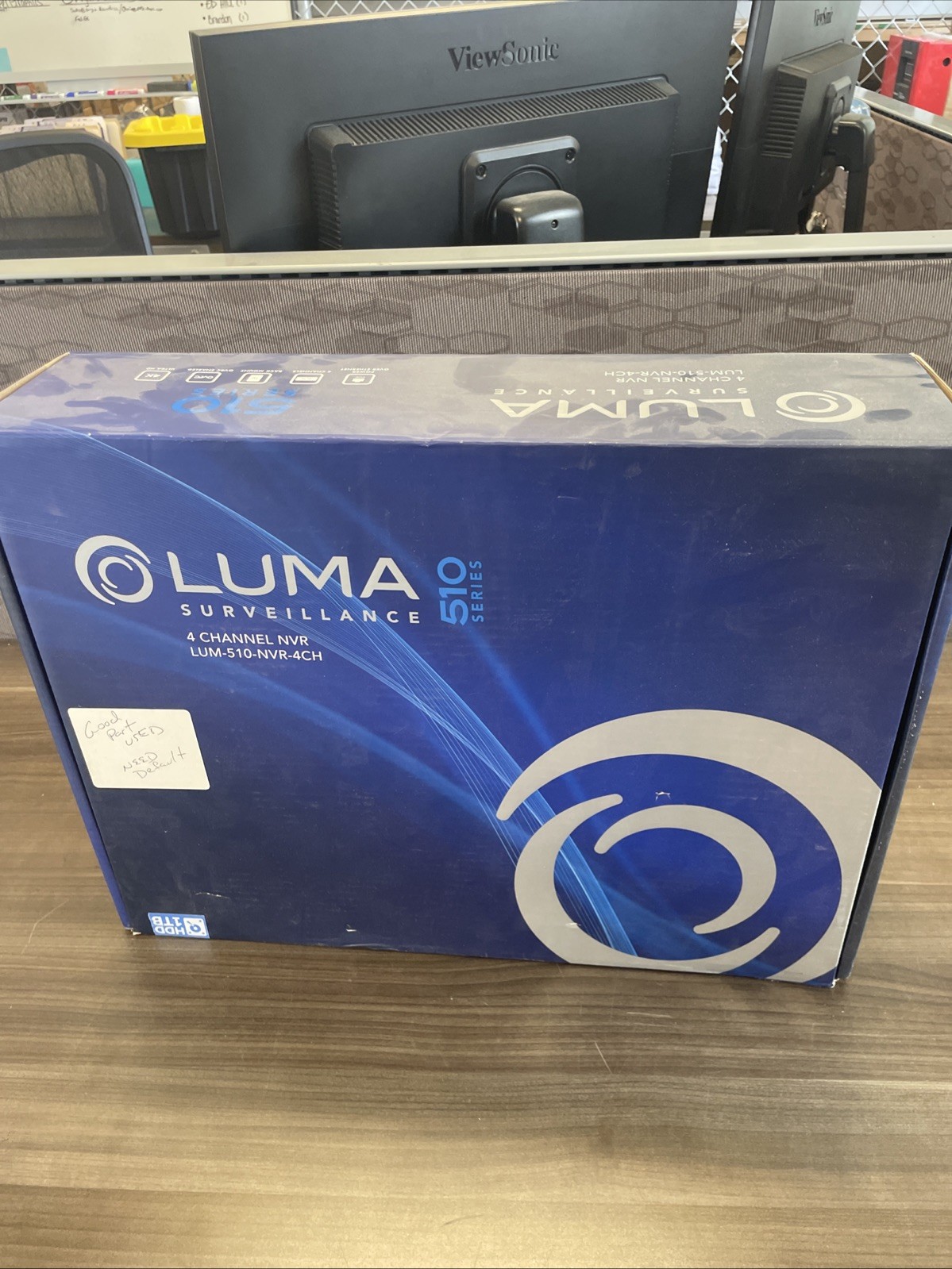Luma LUM-510-NVR-4CH 4 Channel 1TB HDD NVR 510 Series – OB (NEEDS DEFAULT)