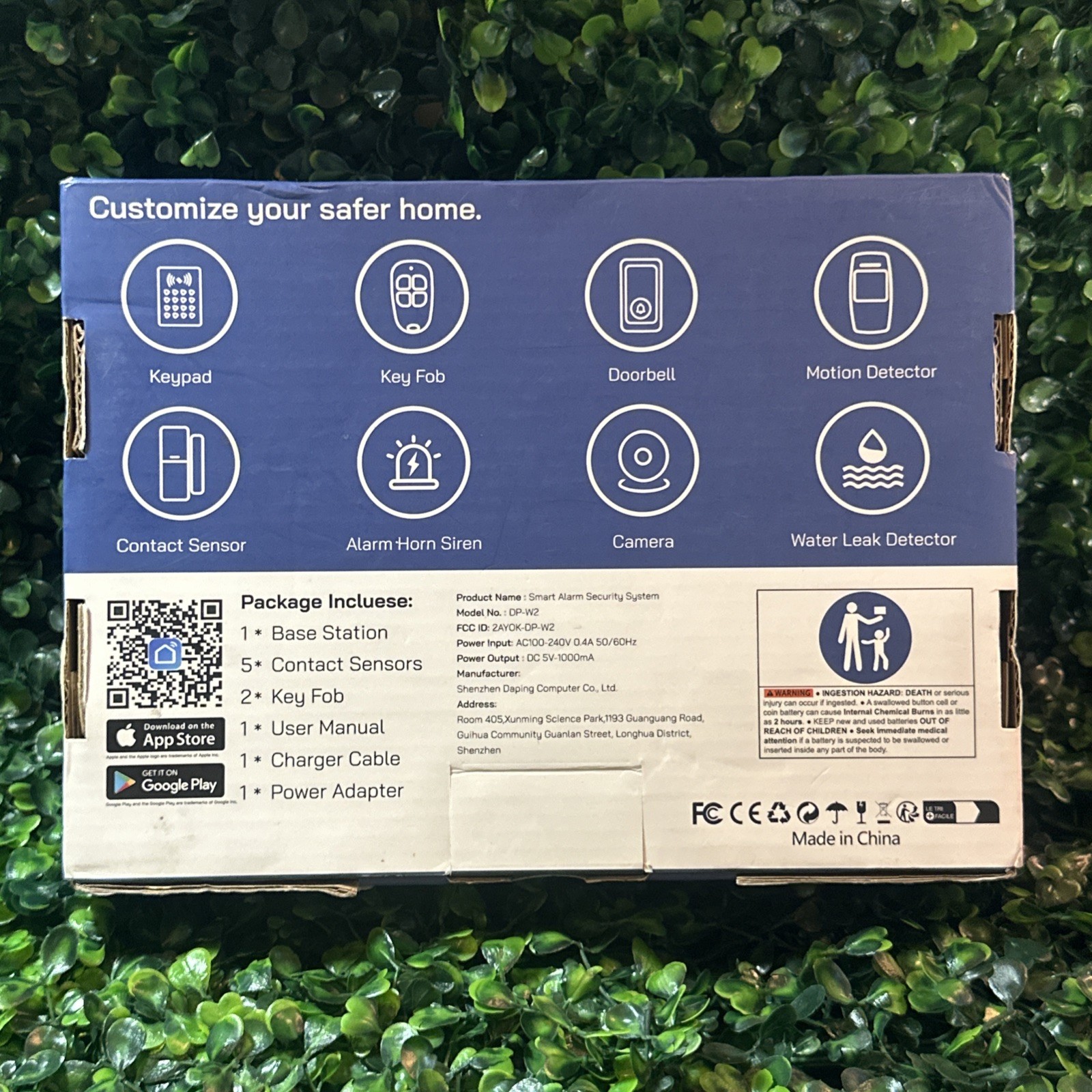 Comprehensive WiFi Security System – 8 Sensors, Smartphone Alerts & Expansion