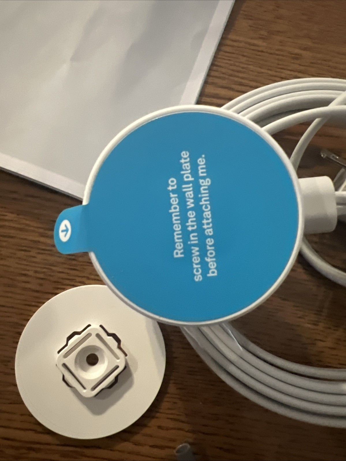 Google Nest Cam Outdoor 1st Gen Security Camera Missing Camera Wall Plate