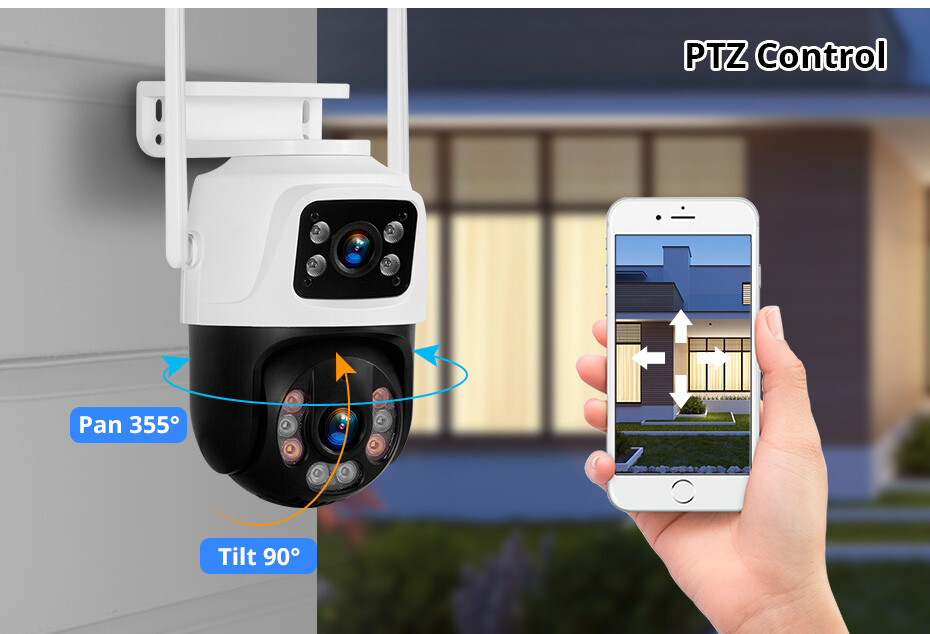 6MP Wireless Home Security Camera System Wifi IP Cameras 10” Monitor NVR 500GB