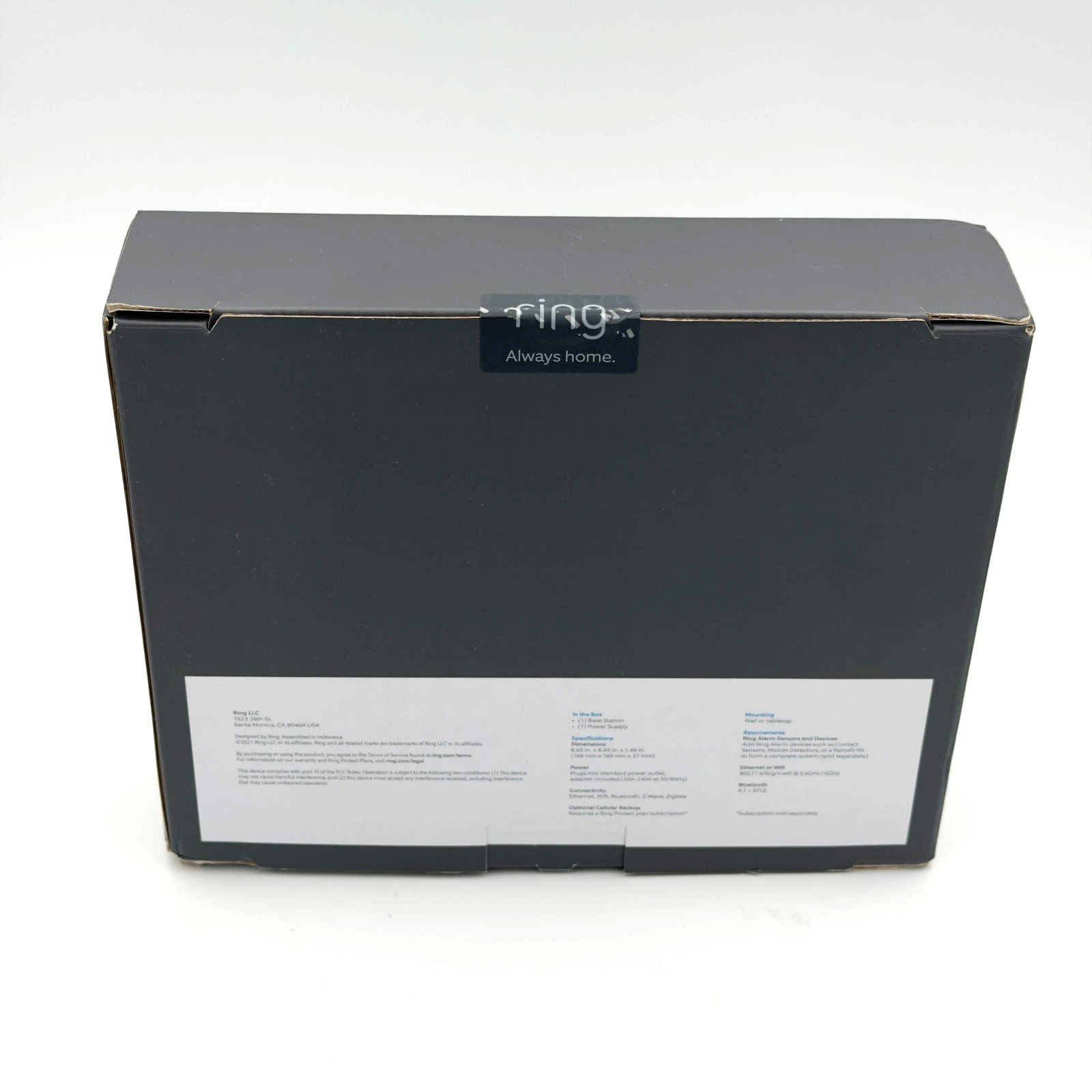 Ring Alarm Base Station 2nd Gen 104dB Siren Backup Battery B0839ZRS29 New Sealed