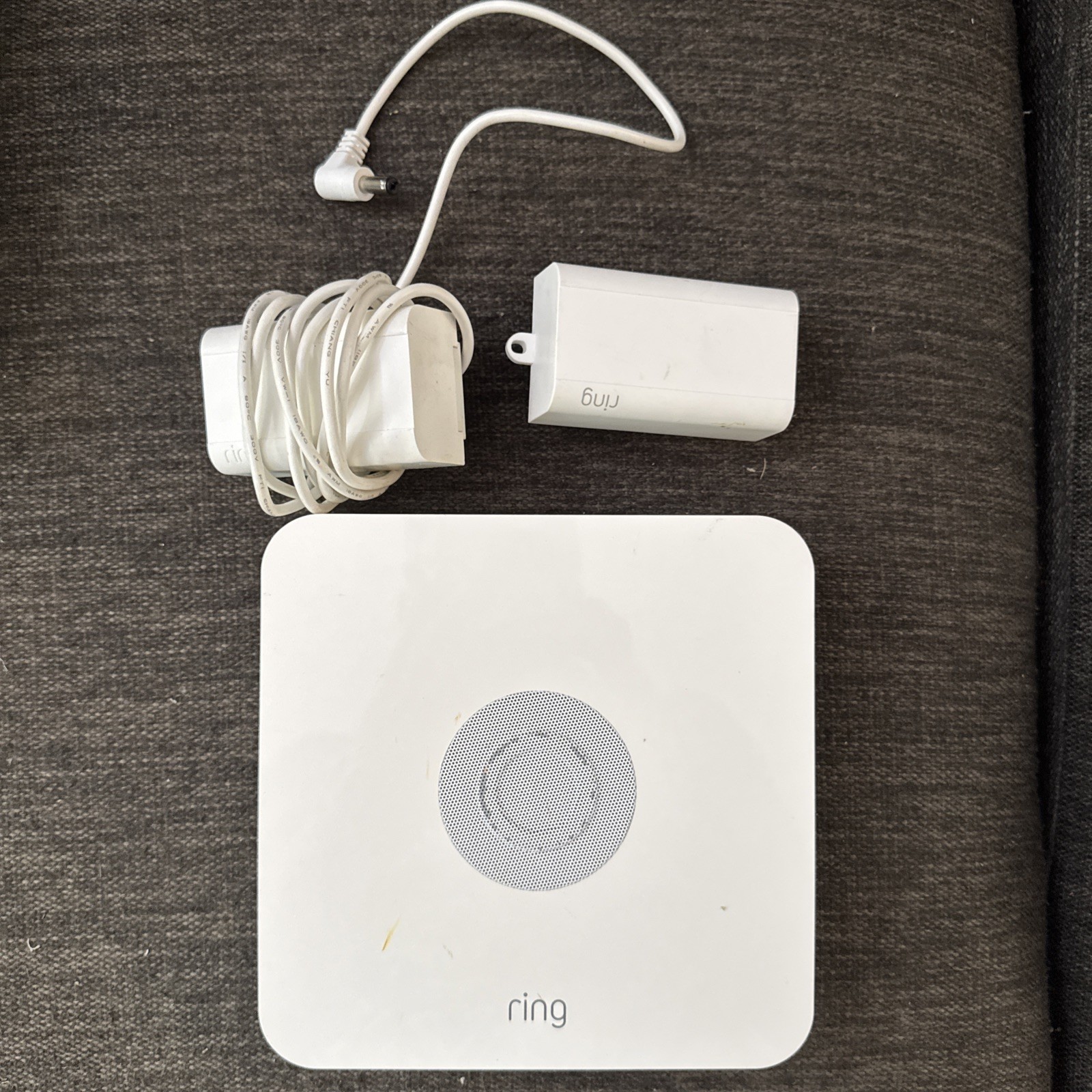 Ring Alarm Base Station 2nd Gen Z-Wave Plus Hub w/ Power Cord & Extender (Used)