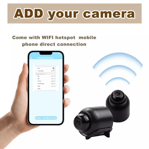 HD 1080P Mini Camera WiFi Camcorder Security Cam For Home