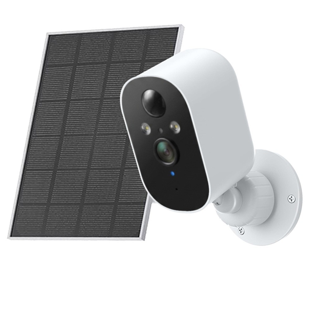 Waterproof Wireless Solar Powered Security Camera WiFi Night Vision 2-Way Audio