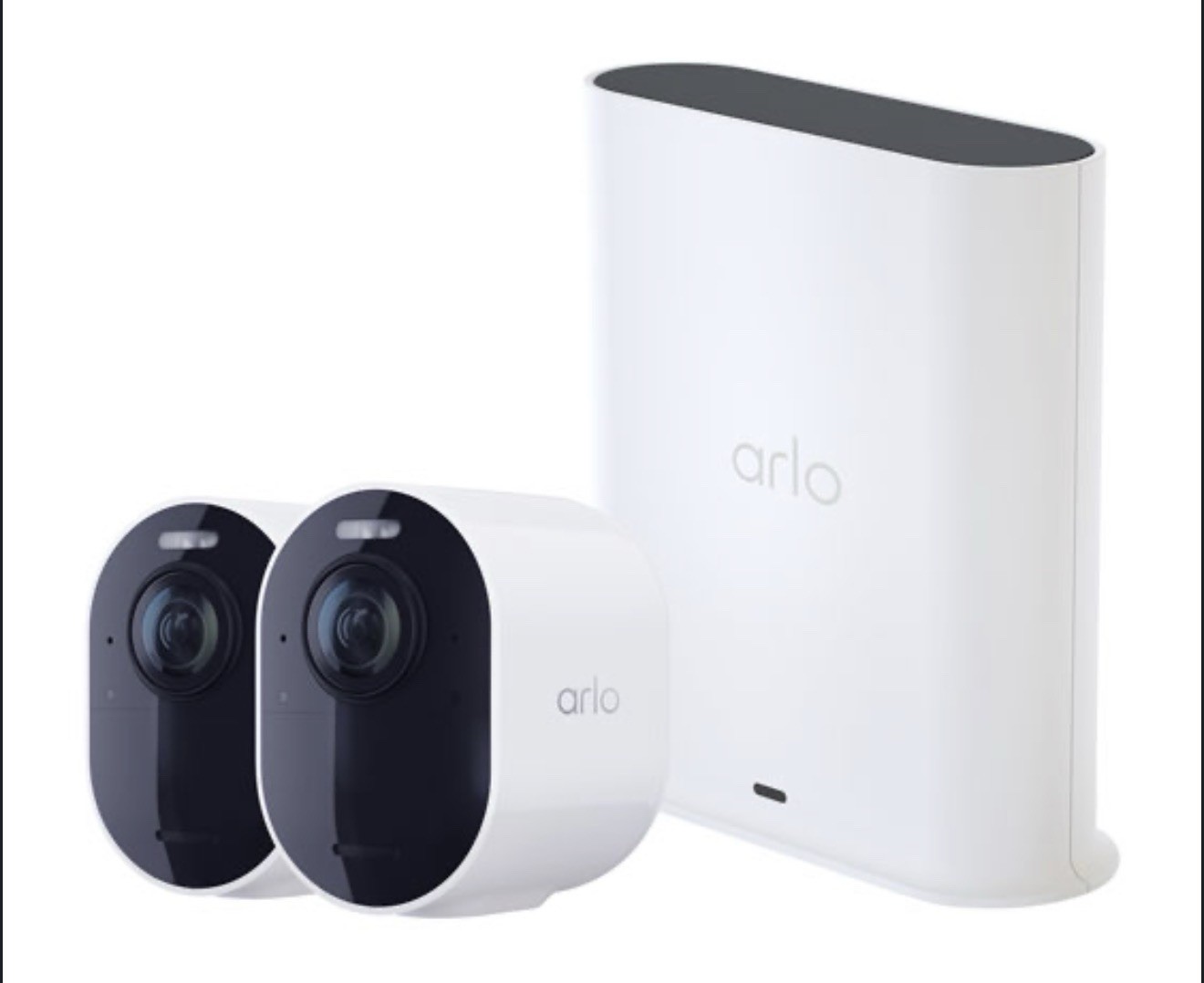 Arlo Ultra Security Camera 4K 3rd Gen(2025) 2-pack W/ Smart Hub. Sealed/White.A2