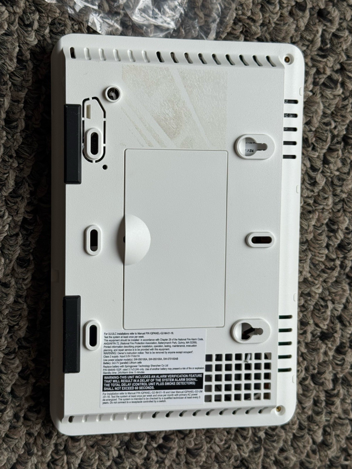 Qolsys PowerG IQ Panel 2+ Plus QS9207-1208-124 Wireless 319.5MHz – TELUS LTE