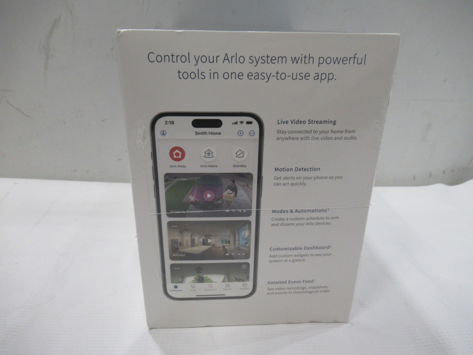Arlo Pro 5S 2K Security Bundle with 3 Wireless Spotlight Cameras/Mounts – White