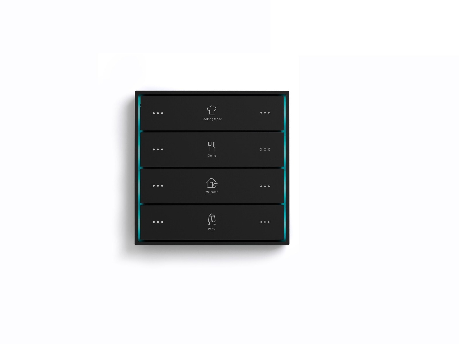 KNX KEYPAD 8 BUTTONS CITRON SQUARE OR RECTANGULAR LUXURY