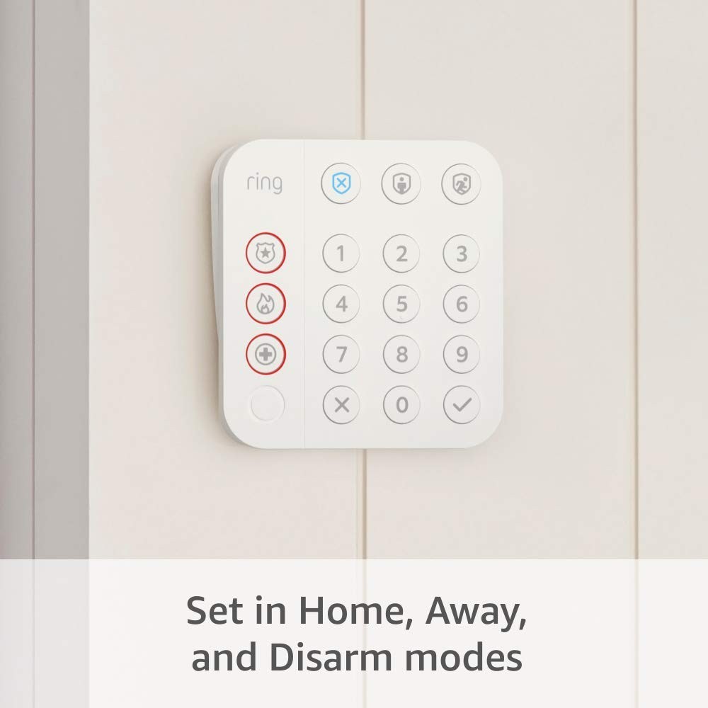 Ring Alarm Security System, Battery Doorbell Pro, Chime, and Glass Break Sensor
