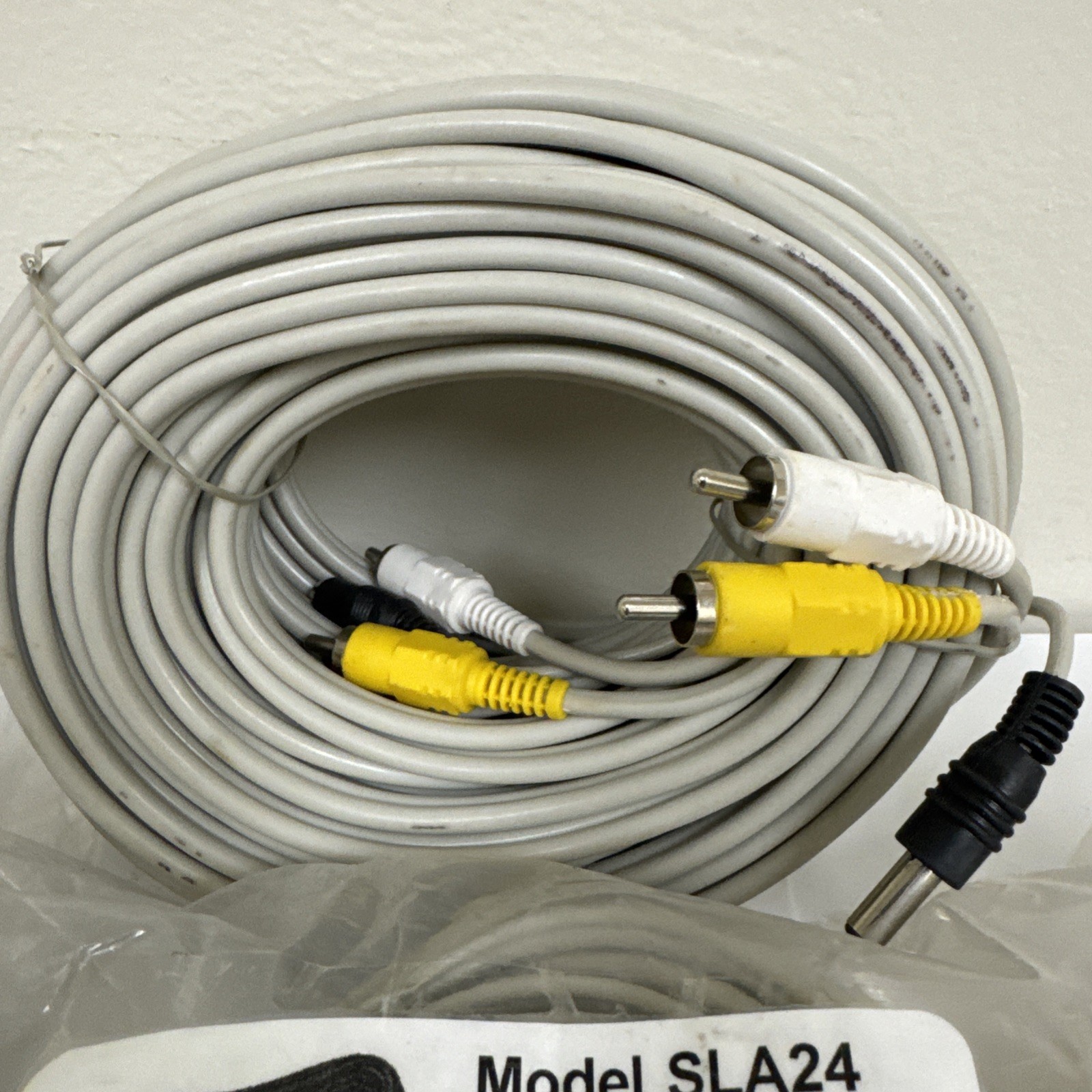 Lot of 4- New 50’ SLA24 grayCable Analog Security Camera