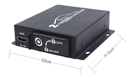Mini Car Mobile DVR, 2CH 1080P AHD with Dual SD Slots & Remote for Car/Truck/…
