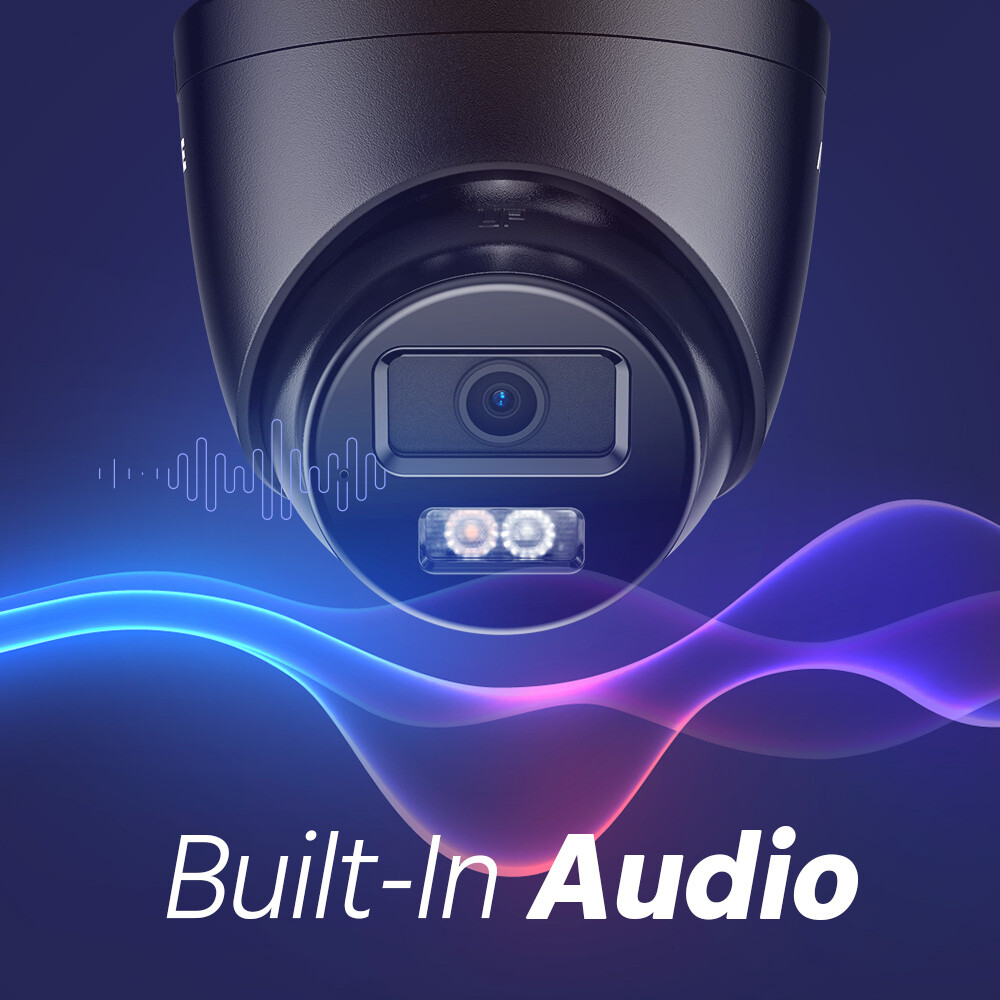 ANNKE 3K 5MP Audio POE Security IP Camera Outdoor Color Night Vision IP67 AI