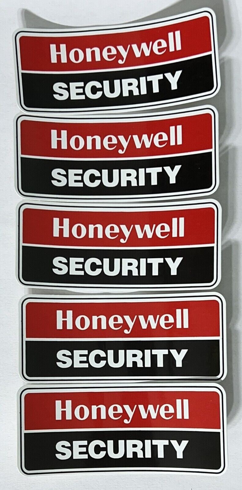 (5) Authentic OEM Honeywell Window Door Security Decal Sticker Burglar Alarm New