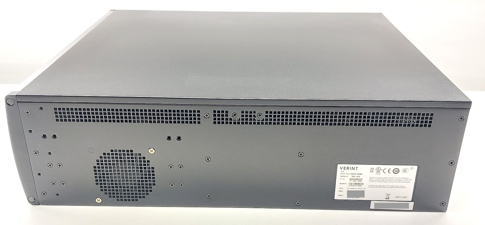 Verint E300-24R5 EdgeVR 300 w/ 4x 8TB HDD Support up to 64-IP Video Camera 16 Ch