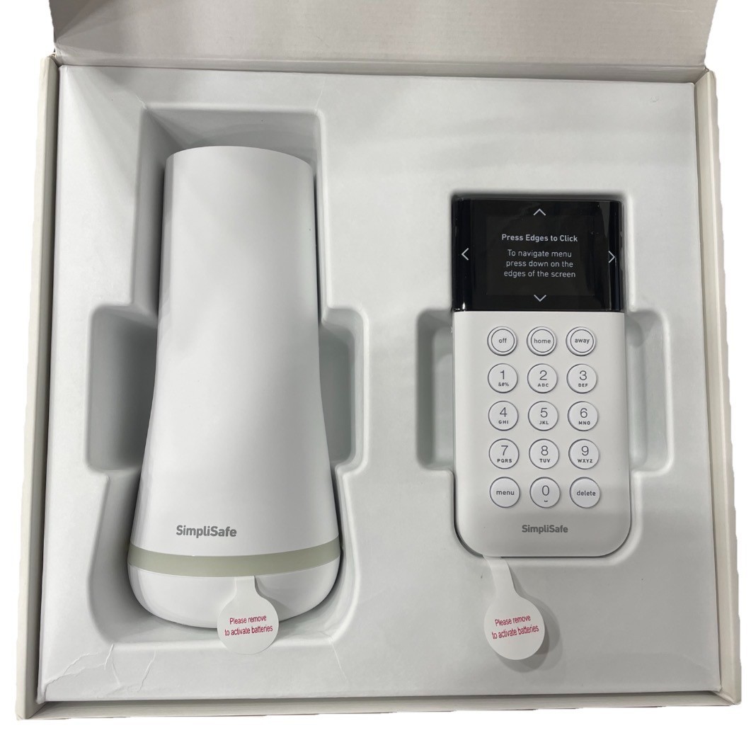SimpliSafe HSK103 Home Security Kit with HD Camera – White (10 Pieces) (1444290)