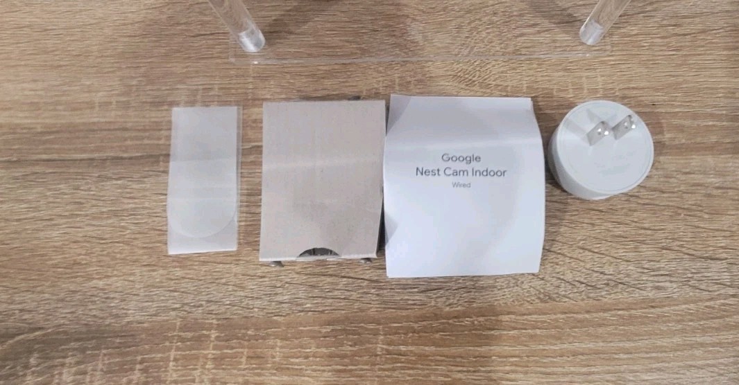 Google Nest Indoor Smart Security Camera (Wired, 3rd Gen) – Snow
