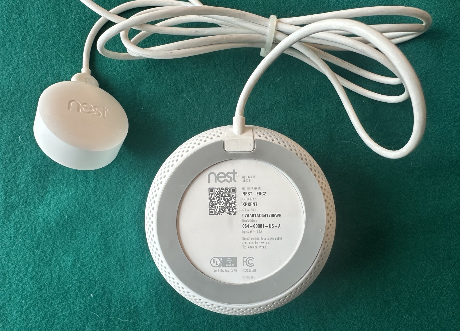 ✨ Google NEST Guard Secure Alarm System [Base & Power Cord] A0024✨
