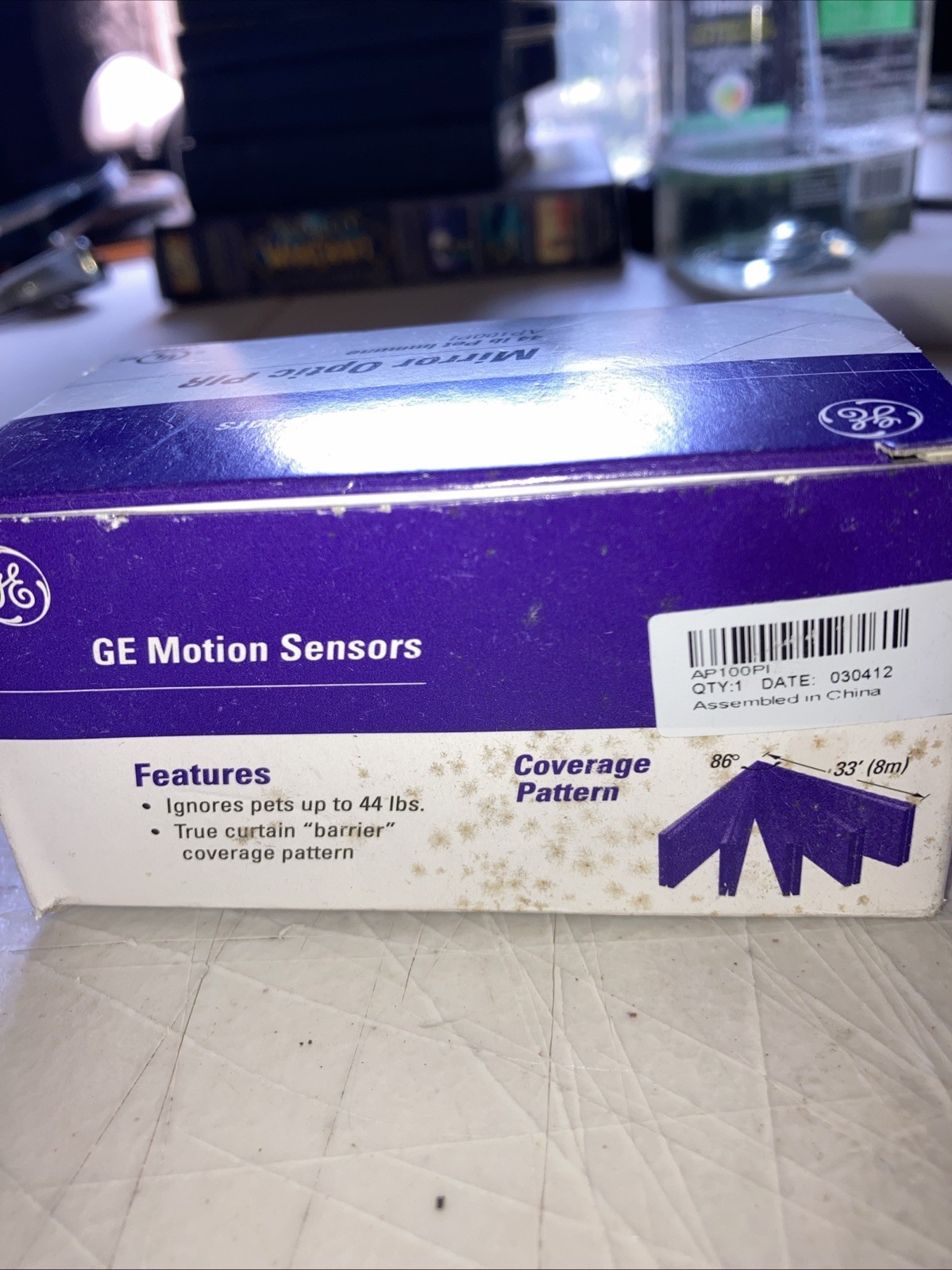GE Interlogix AP100PI Motion Mirror Optic PIR Sensor w/ Pet Immunity 44 pounds
