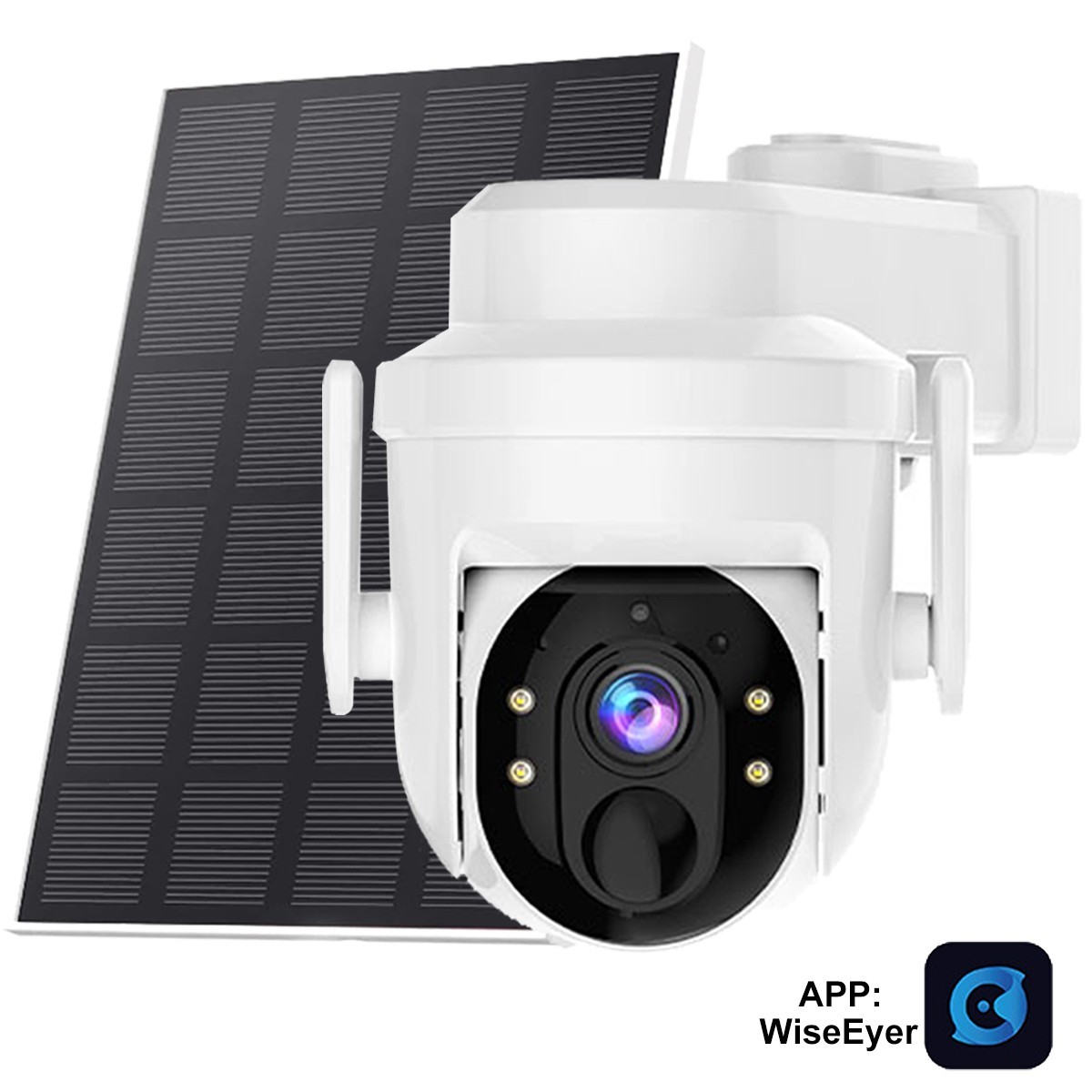 XVIM Solar Security Camera System Wireless 2K Outdoor WiFi Battery Camera CCTV